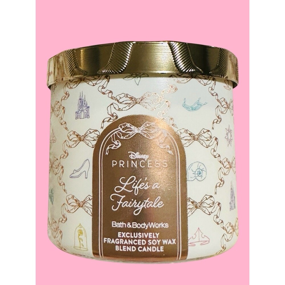 Bath & Body Works DISNEY PRINCESS Life's A Fairytale 3-Wick Candle 2026 NEW